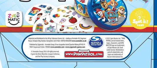 Snaps Dobble Paw Patrol Card Game