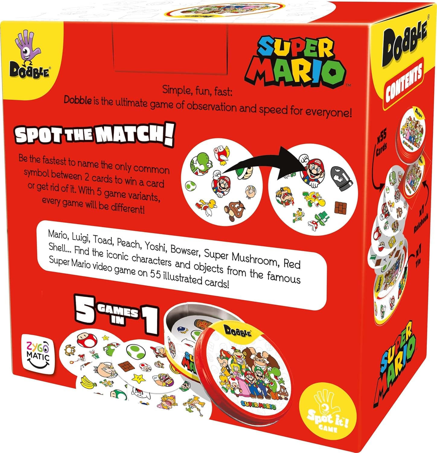 Snaps Dobble Super Mario