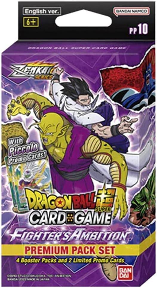 Snaps Dragon Ball Super TCG: ZENKAI Series 02 Fighter’S Ambition Premium Pack Set [PP10]