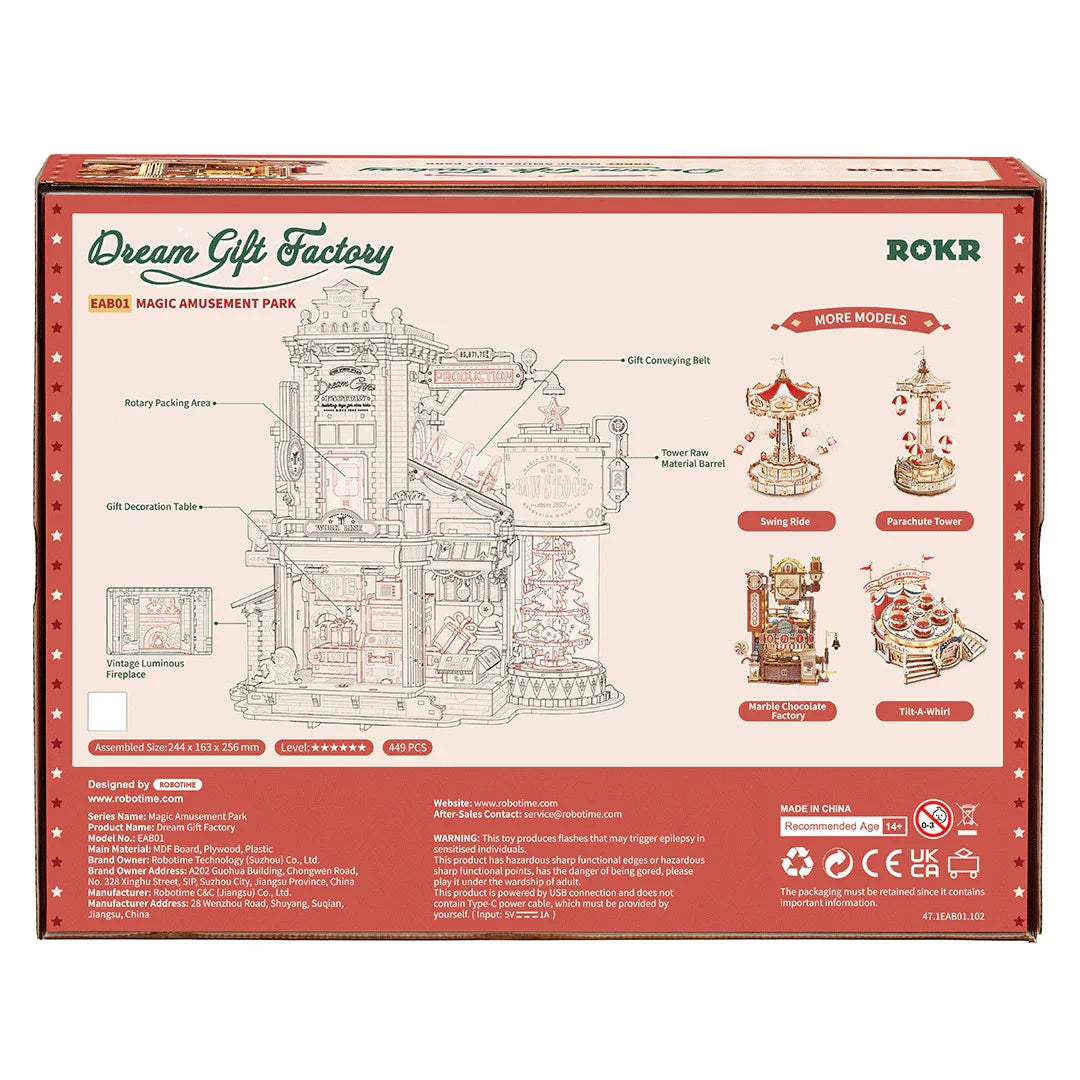 Snaps Dream Gift Factory 3D Wooden Puzzle