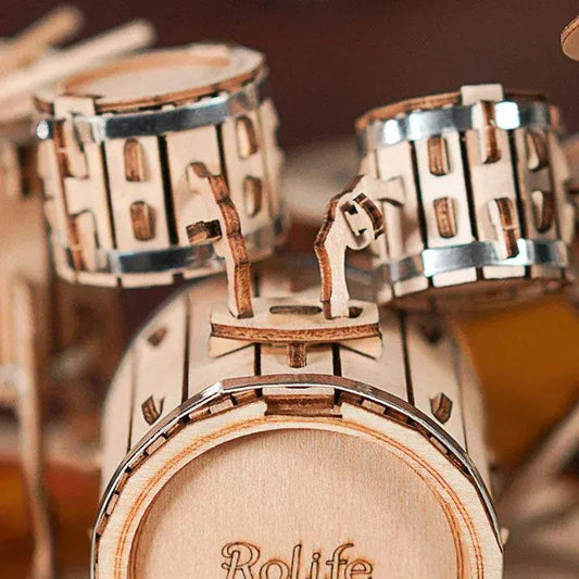 Snaps Drum Kit - Rokr 3d Wooden Puzzle