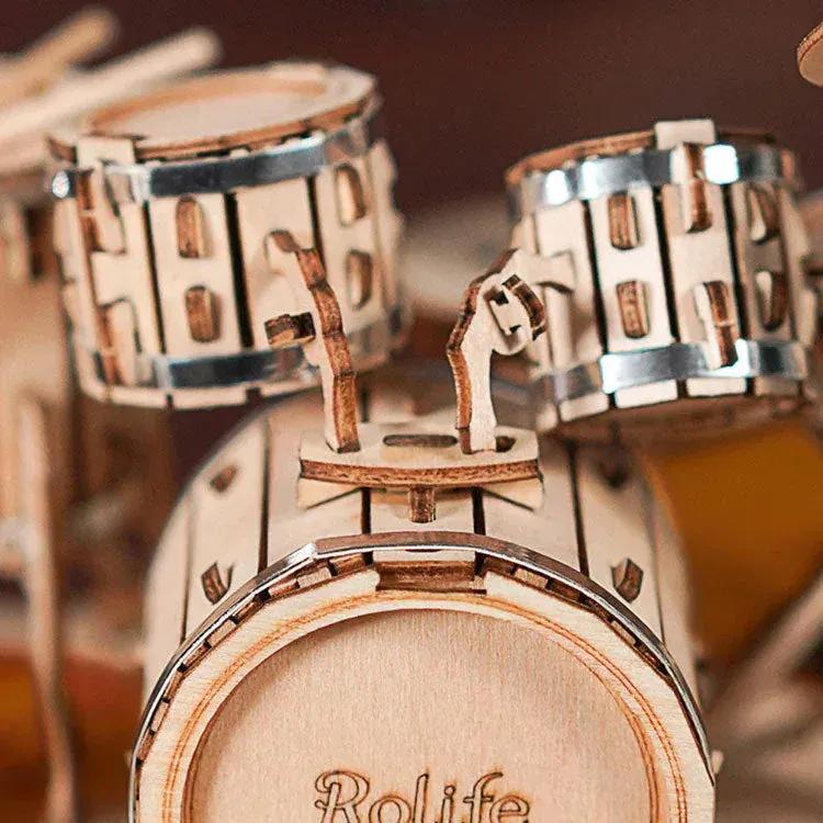 Snaps Drum Kit - Rokr 3d Wooden Puzzle