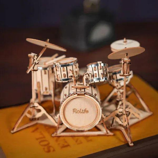 Snaps Drum Kit - Rokr 3d Wooden Puzzle
