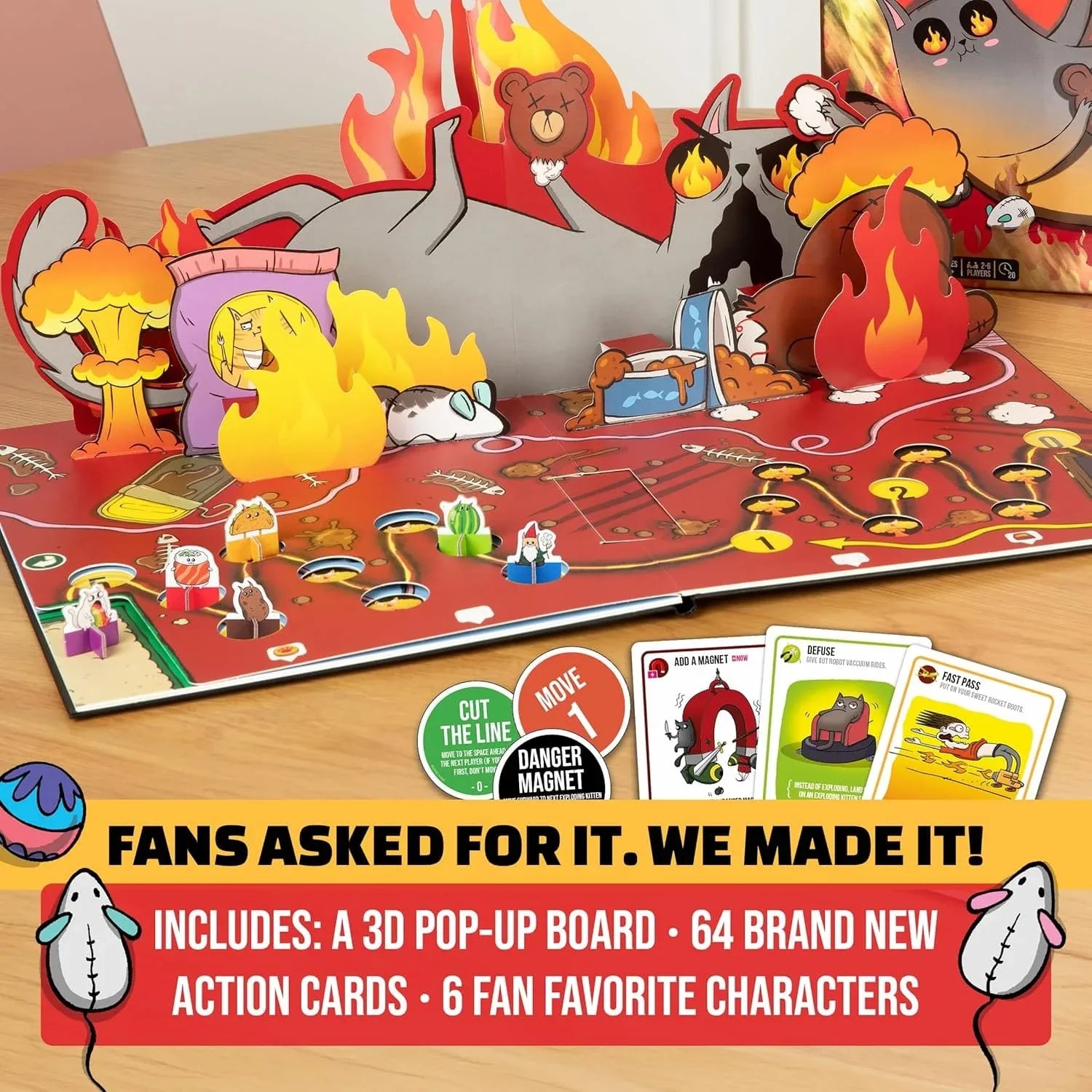 Snaps Exploding Kittens: The Board Game