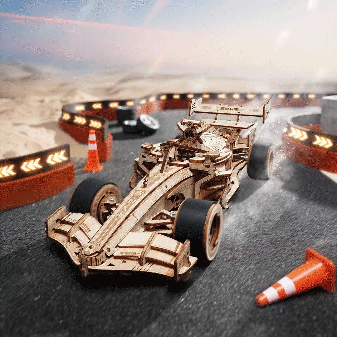 Snaps F1 Racing Car LK505 3D Wooden Puzzle