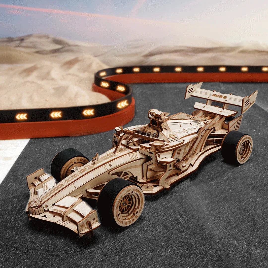 Snaps F1 Racing Car LK505 3D Wooden Puzzle