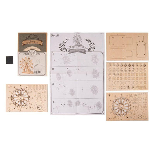 Snaps Ferris Wheel 3D Wooden Puzzle TG401