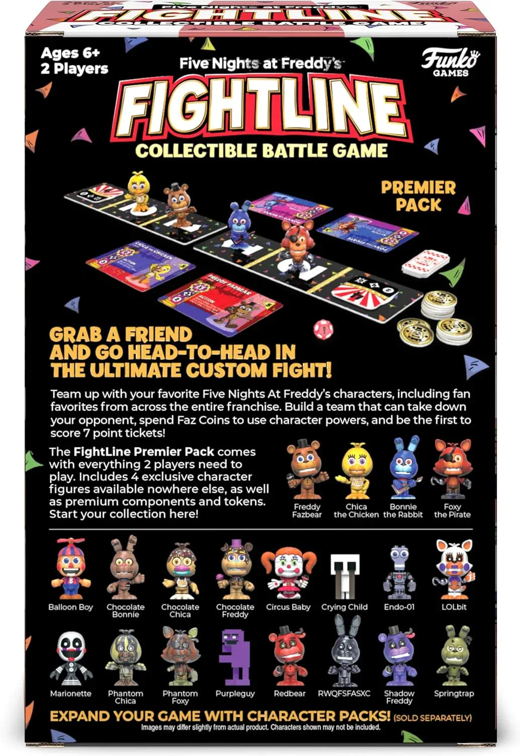 Snaps Five Nights at Freddy's Fightline Premium Pack (4ct)