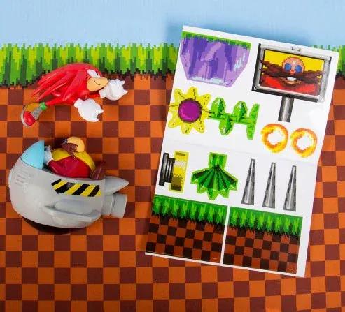 Snaps Fizz Creations Knuckles and Dr Eggman Comic Ons
