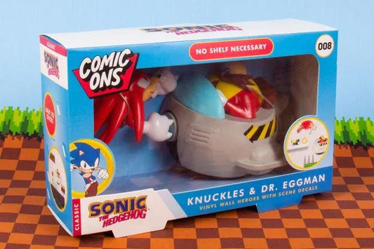 Snaps Fizz Creations Knuckles and Dr Eggman Comic Ons