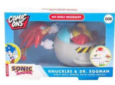 Snaps Fizz Creations Knuckles and Dr Eggman Comic Ons