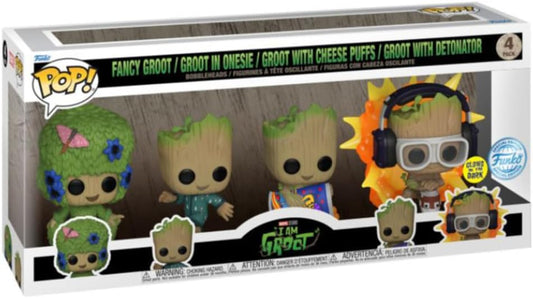 Snaps Funko Pop! Marvel I Am Groot 4-Pack