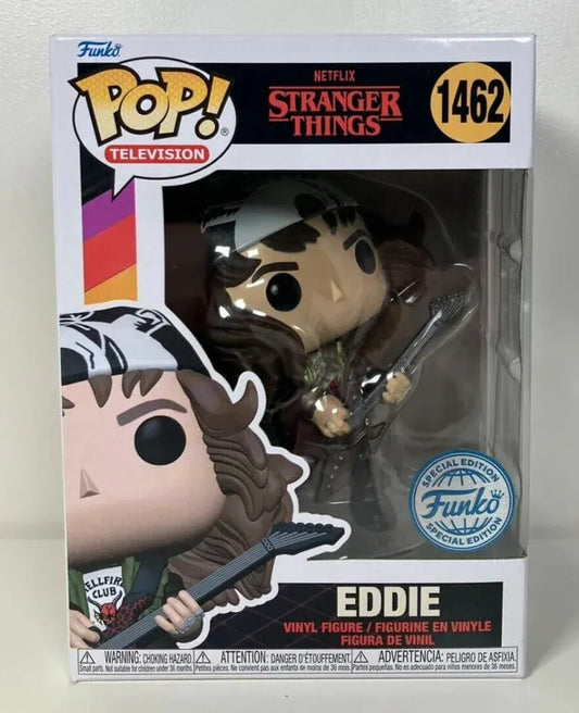 Snaps Funko POP! TV: Stranger Things - Hunter Eddie With Guitar - Metallic