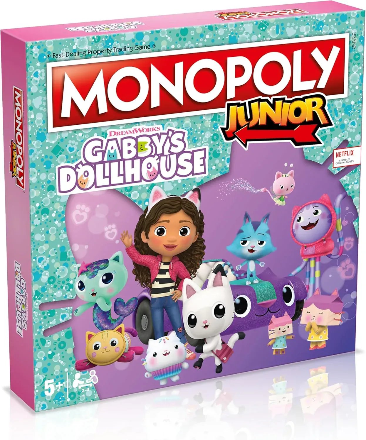 Snaps Gabby's Dollhouse Monopoly Junior