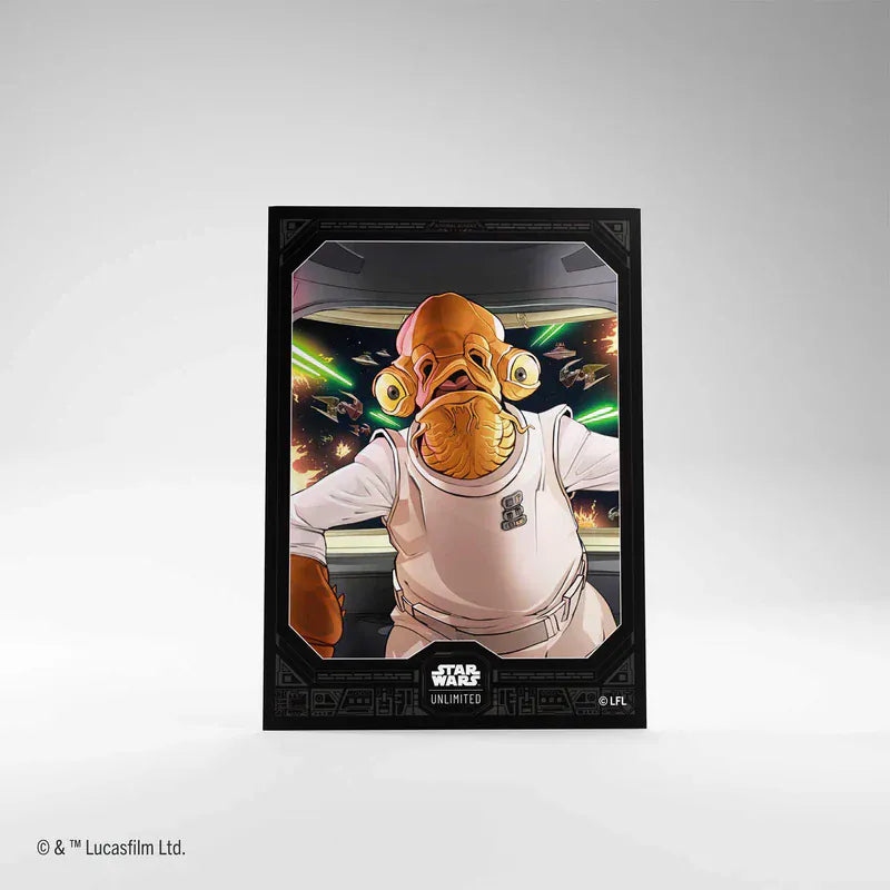 Snaps Gamegenic Star Wars: Unlimited Art Sleeves - Admiral Ackbar