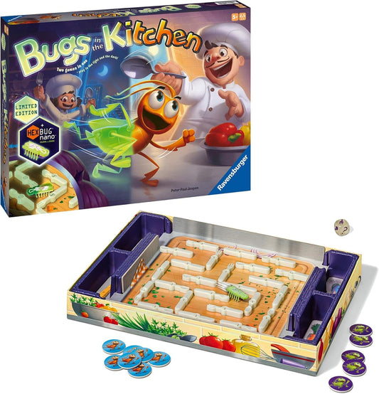 Snaps Glow in the Dark Bugs in the Kitchen Board Game