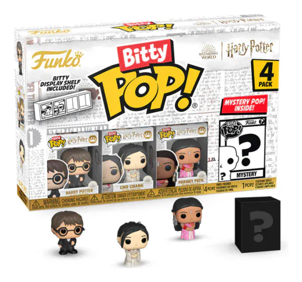 Snaps Harry Potter, Cho Chang & Parvati Patil + 1 Mystery Funko Bitty Pop: Harry Potter Multipack Series 1 - Choose Your Toy!