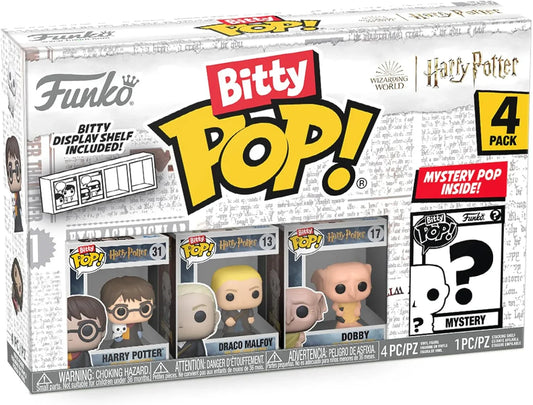 Snaps Harry Potter & Draco Malfoy & Dobby +1 Mystery Funko Bitty Pop: Harry Potter Multipack Series 1 - Choose Your Toy!