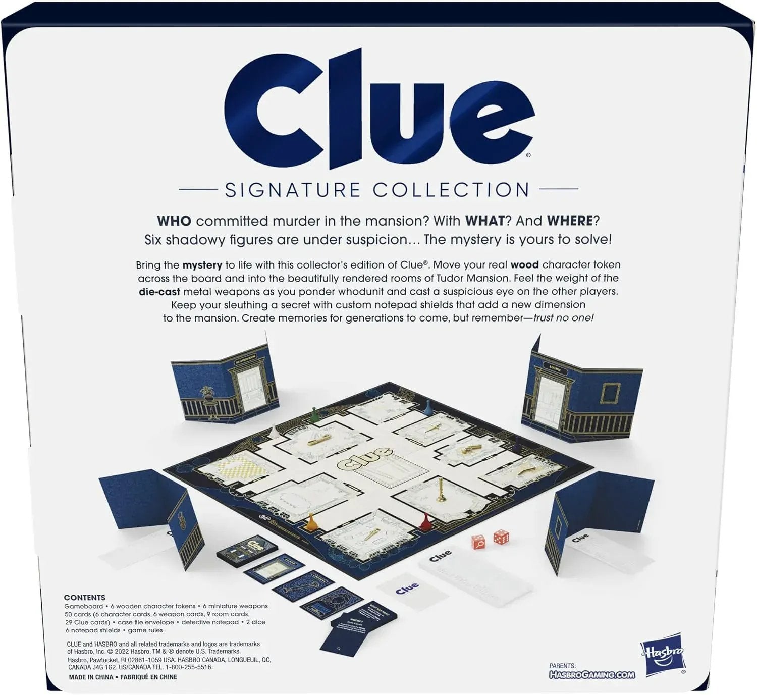 Snaps Hasbro Gaming CLUE Signature Collection