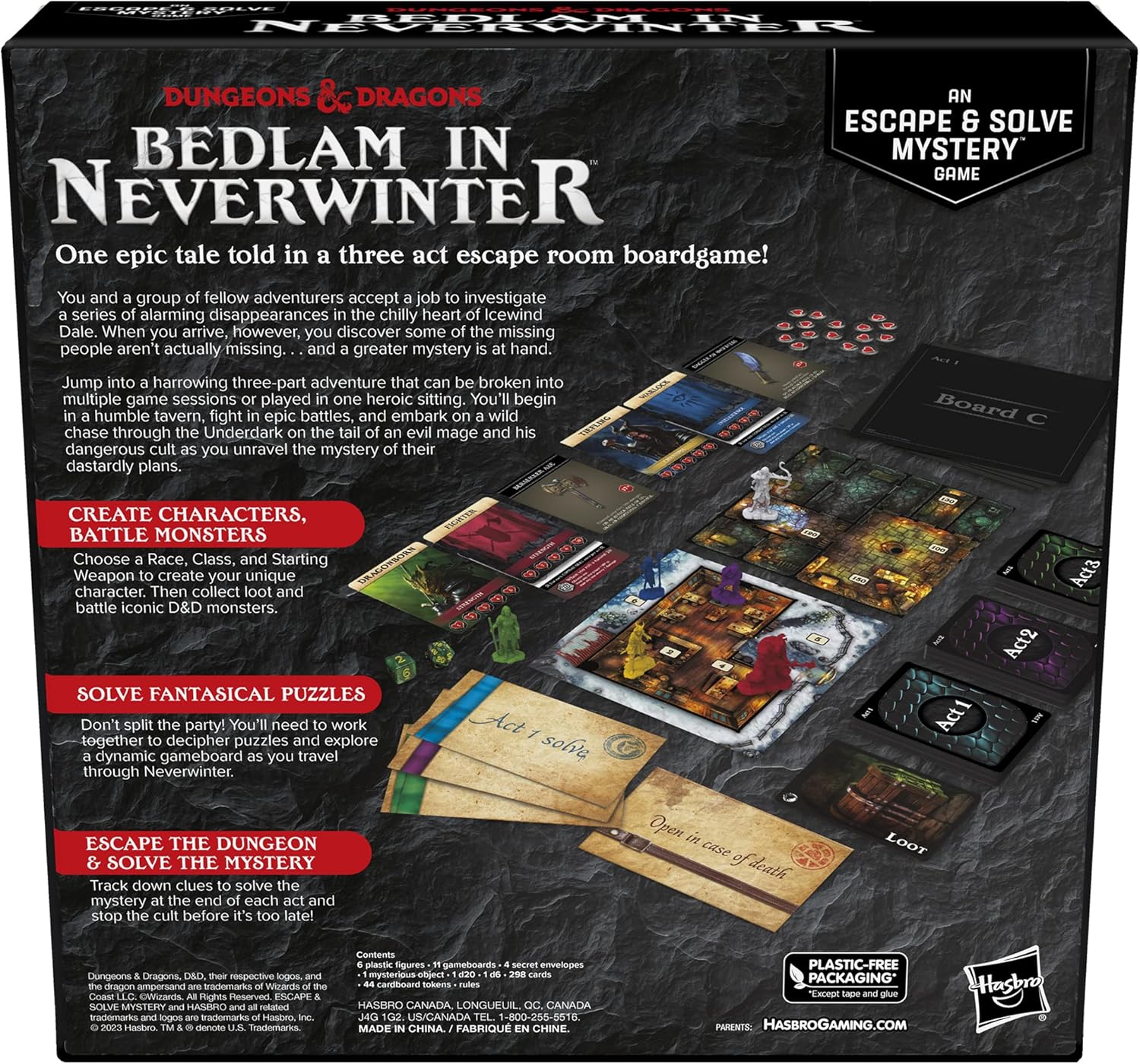 Snaps Hasbro Gaming Dungeons & Dragons: Bedlam in Neverwinter