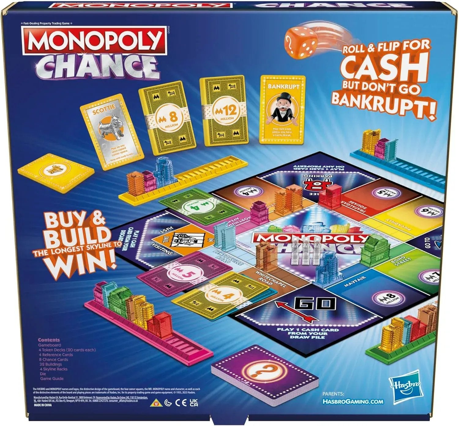 Snaps Hasbro Gaming Monopoly Chance
