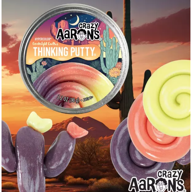 Snaps Hypercolour Goodnight Cactus - Thinking Putty