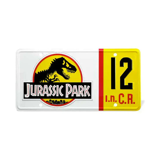 Snaps Jurassic Park Nedry License Plate