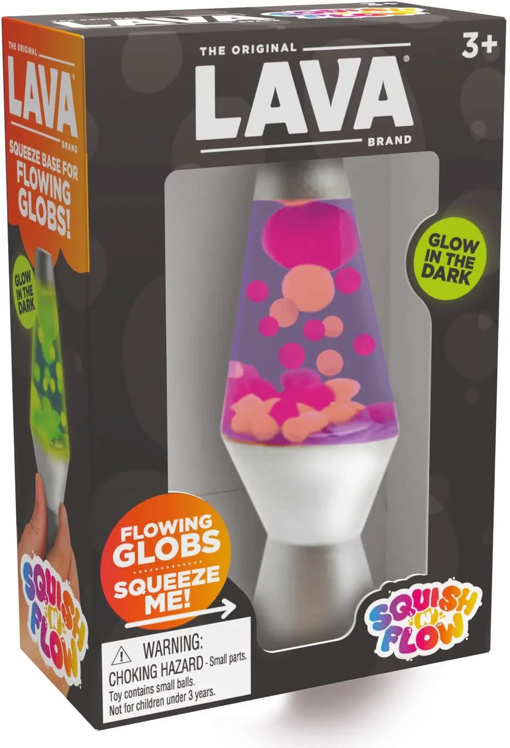 Snaps Lava Squish N Flow - Glow In The Dark Lava Lamp Effect