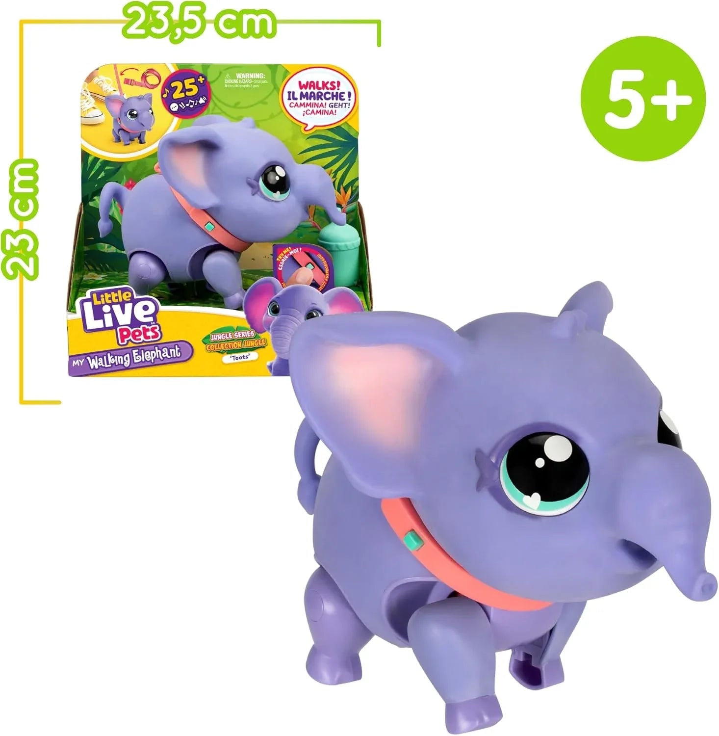 Snaps Little Live Pets My Walking Elephant