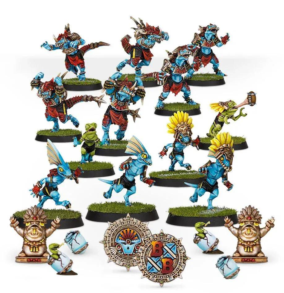 Snaps Lizardmen Blood Bowl Team – Gwaka'moli Crater Gators