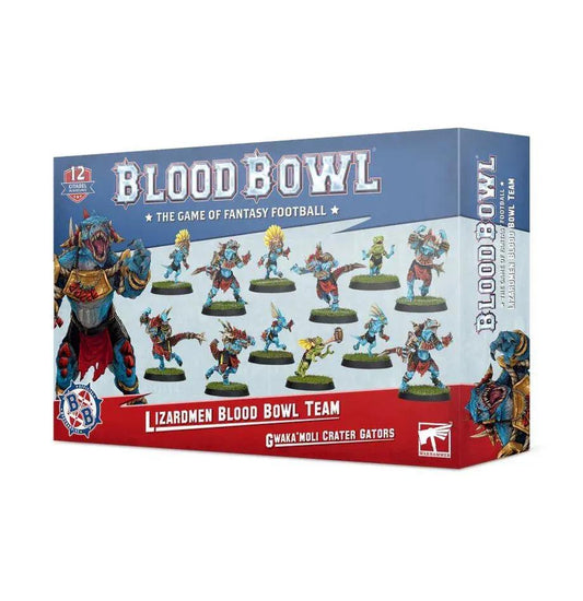 Snaps Lizardmen Blood Bowl Team – Gwaka'moli Crater Gators