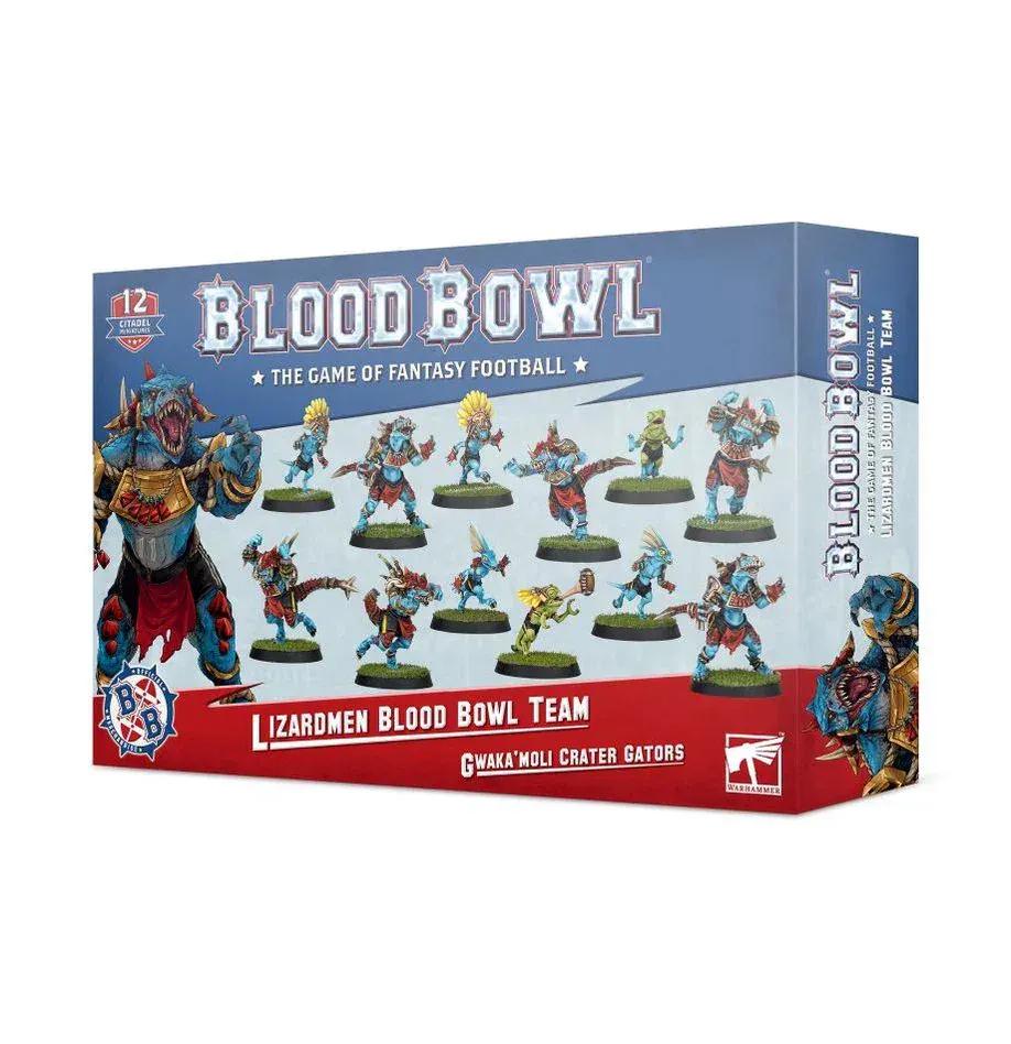 Snaps Lizardmen Blood Bowl Team – Gwaka'moli Crater Gators