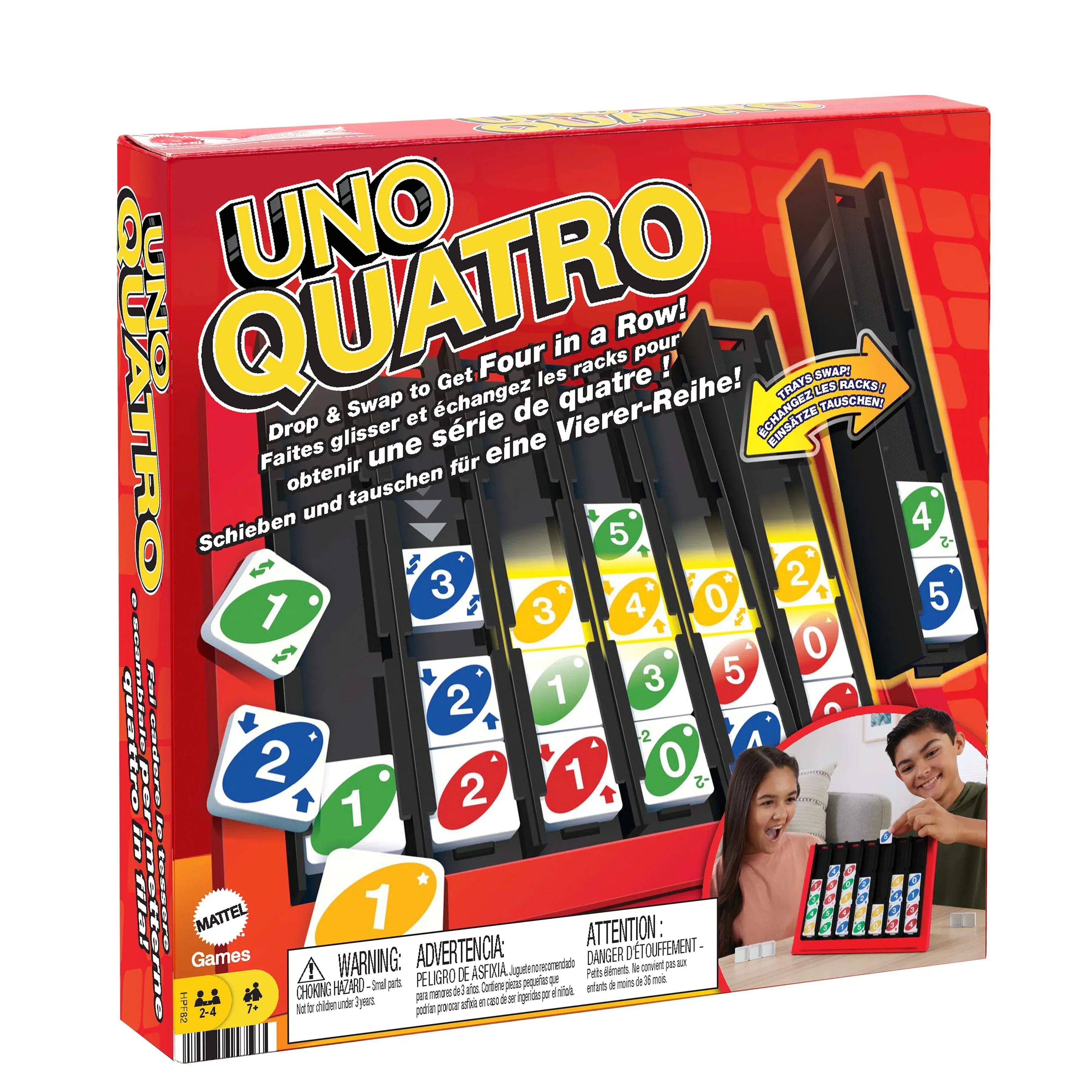 Snaps Mattel Games UNO Quatro