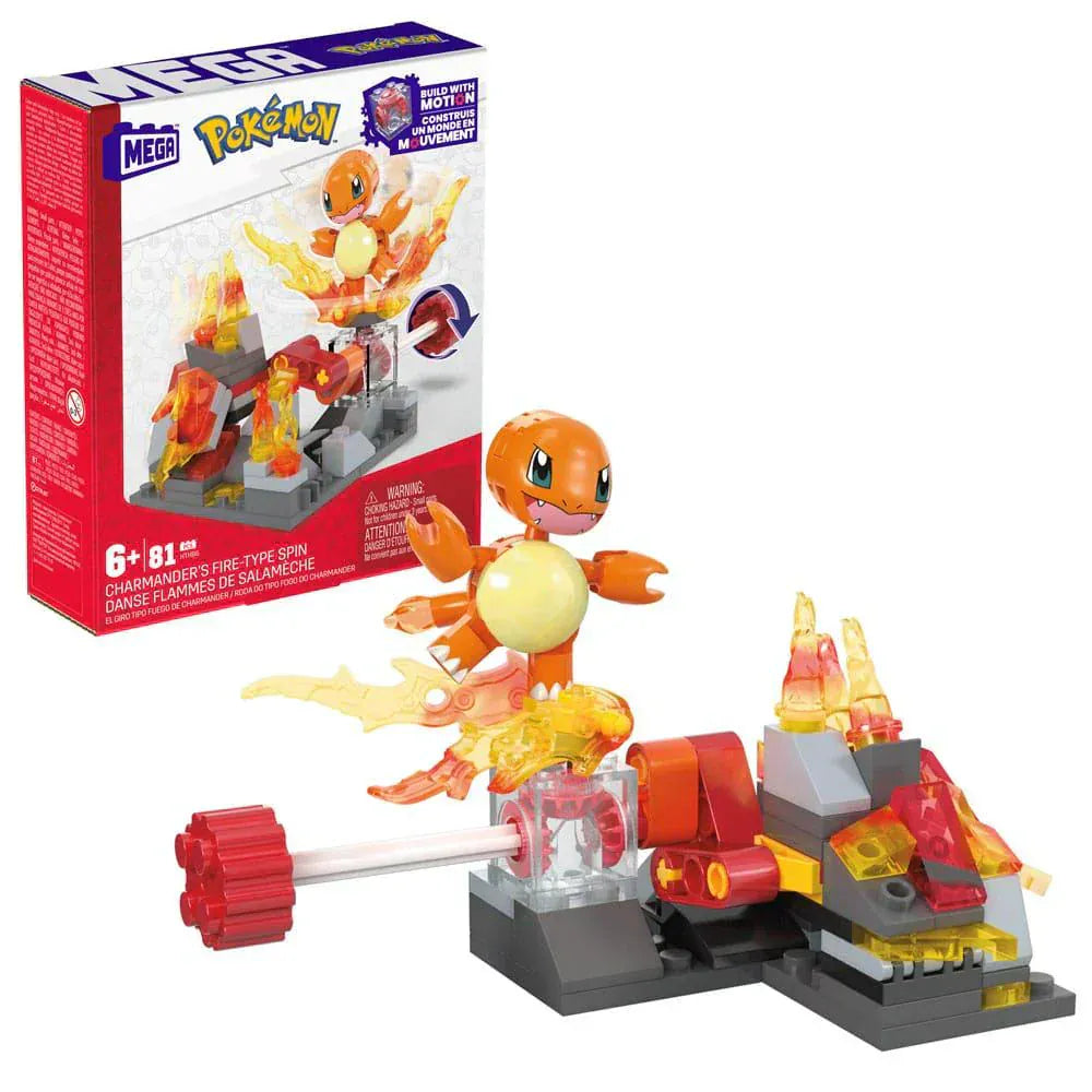 Snaps Mega Bloks - Pokemon Adventure Builder - Charmander's Fire Spin
