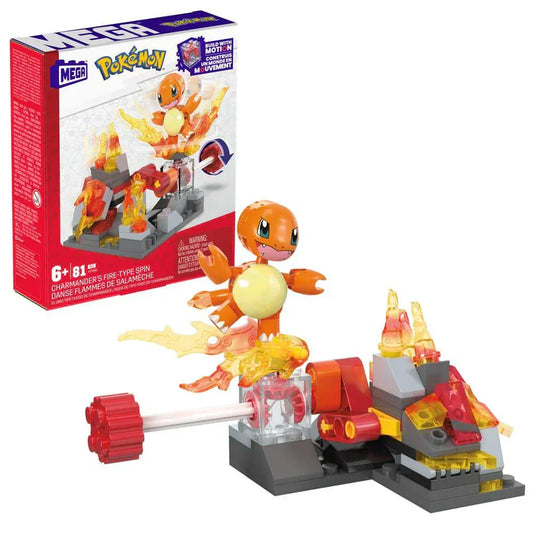 Snaps Mega Bloks - Pokemon Adventure Builder - Charmander's Fire Spin
