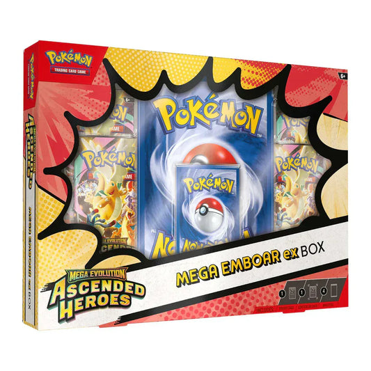 Snaps Mega Emboar Pokemon TCG: Mega Evolution Ascended Heroes - Mega ex Box
