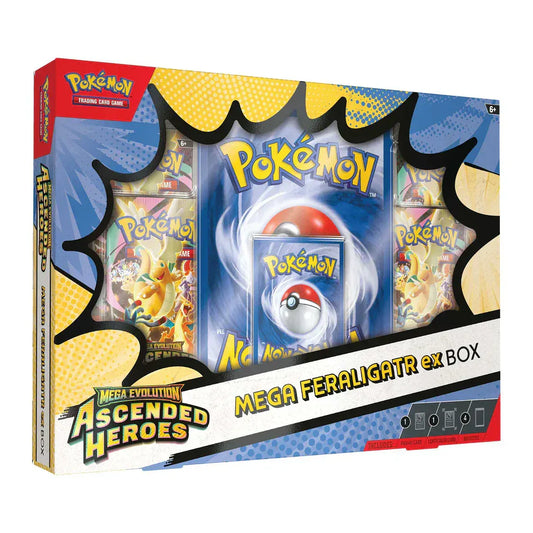 Snaps Mega Feraligatr Pokemon TCG: Mega Evolution Ascended Heroes - Mega ex Box