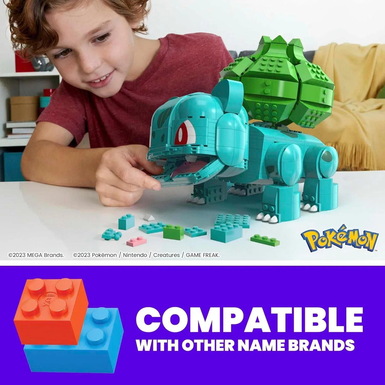 Snaps MEGA Pokemon - Jumbo Bulbasaur