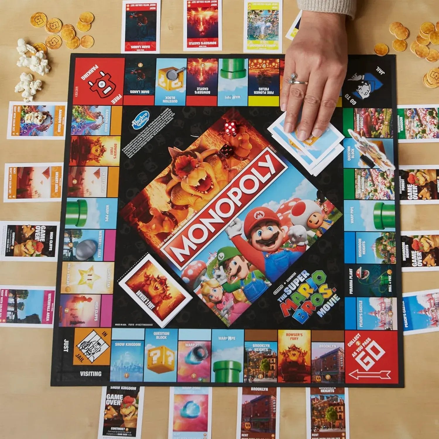 Snaps Monopoly The Super Mario Bros. Movie Edition