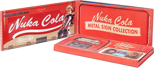 Snaps Nuka Cola Metal Sign Collection Triple Pack
