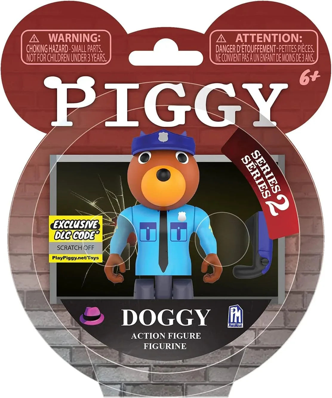 Snaps Officer Doggy Piggy Series 2 3.5" Action Figures