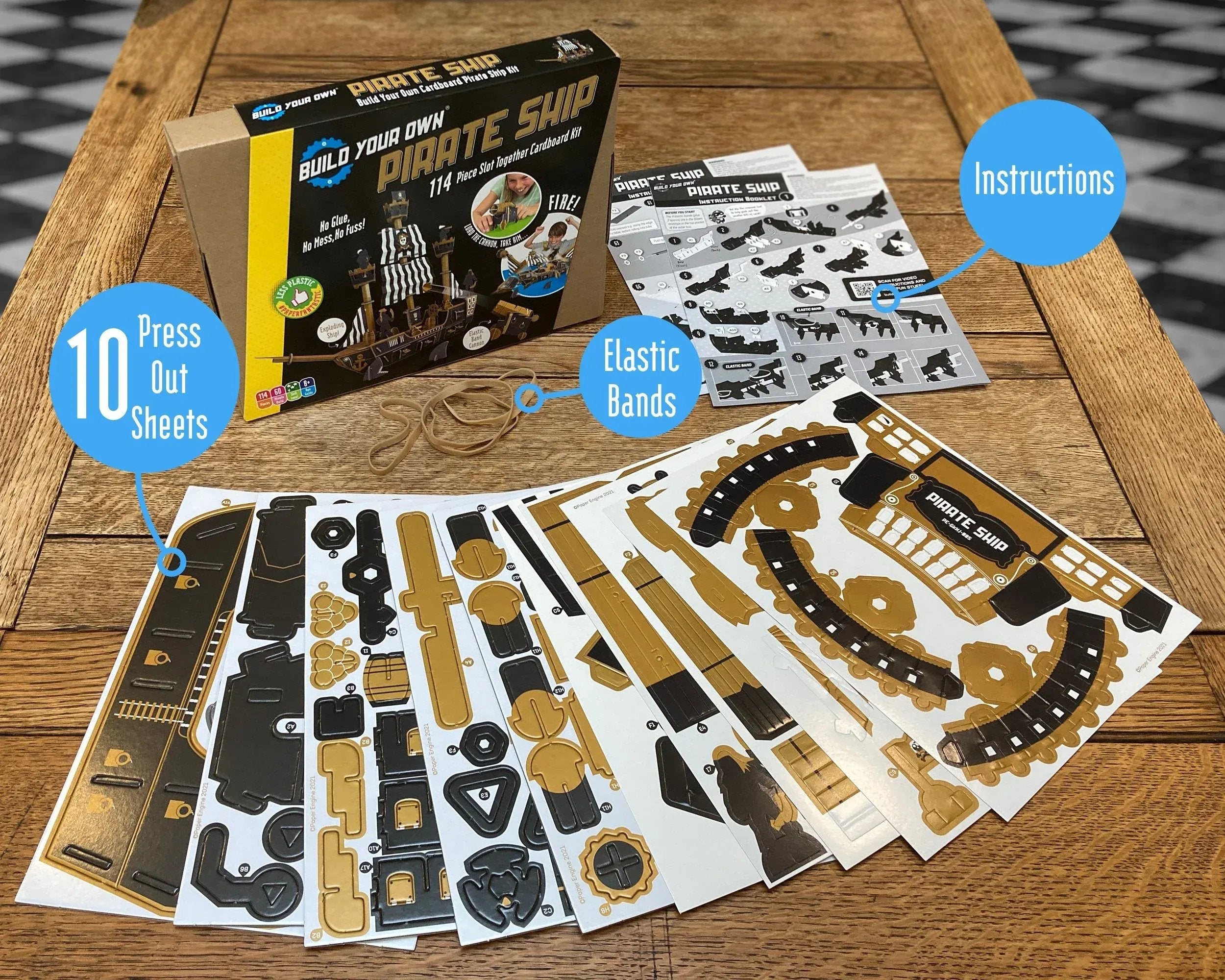 Snaps Pirate Ship - Build Your Own
