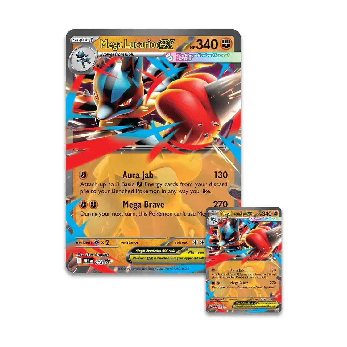 Snaps Pokémon TCG: Mega Lucario ex Figure Collection