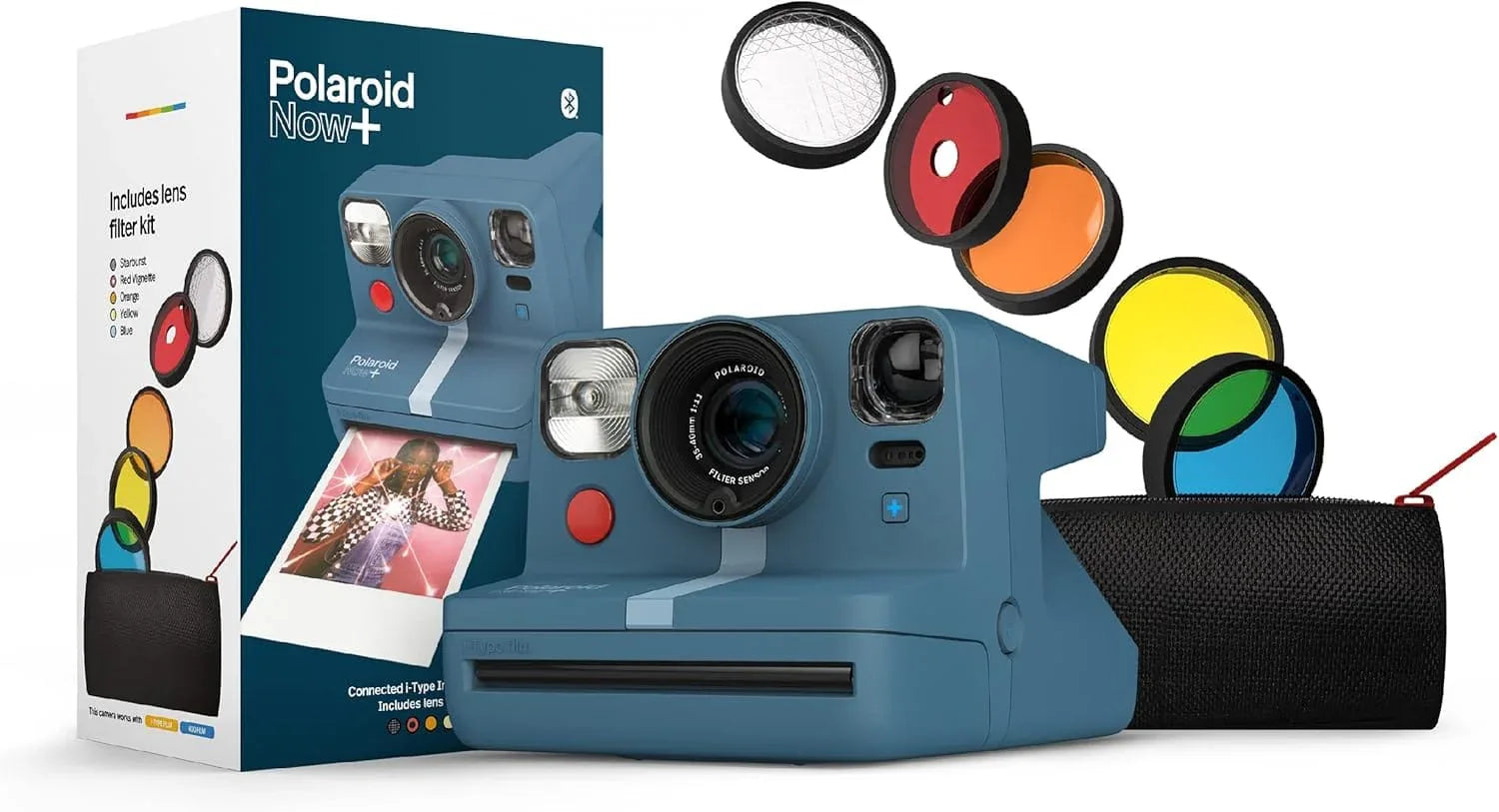 Snaps Polaroid Now+ Instant Camera i-Type - Calm Blue