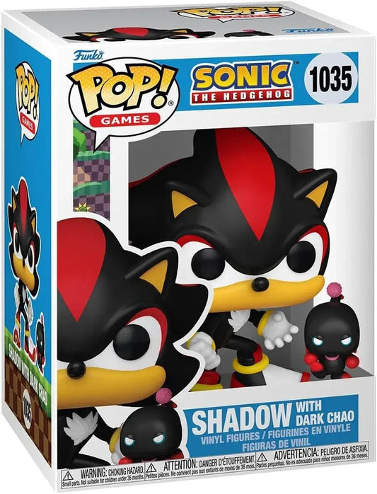 Snaps POP Figure Sonic The Hedgehog Shadow with Dark Chao