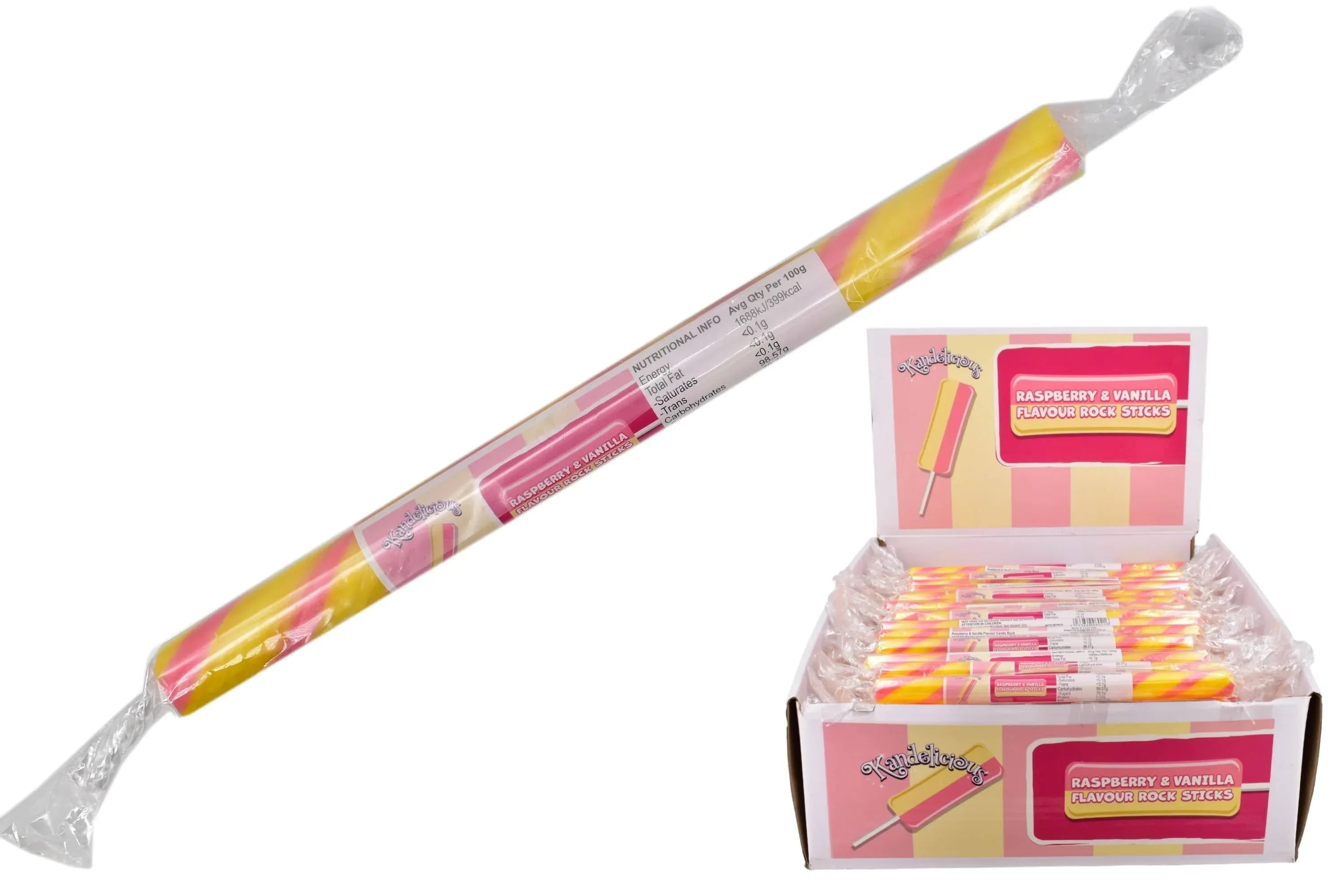 Snaps Raspberry & Vanilla - Flavoured Rock Stick