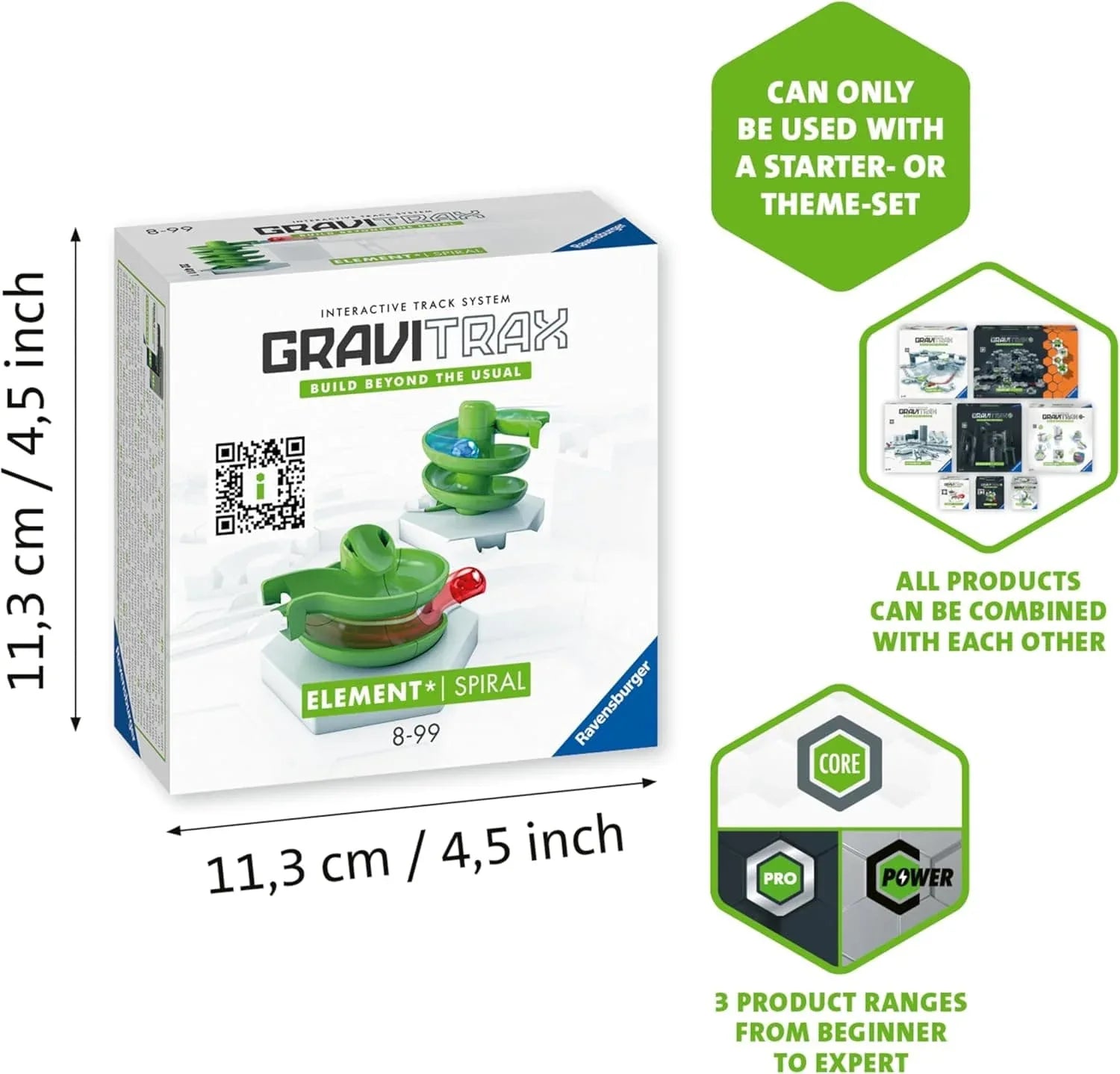 Snaps Ravensburger GraviTrax Extension Spiral
