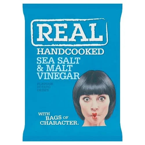 Snaps REAL Crisps Salt & Vinegar 35G