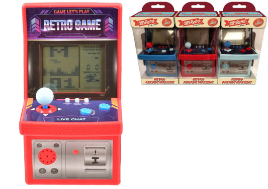 Snaps Retro Arcade Machine 3 Assorted Colours