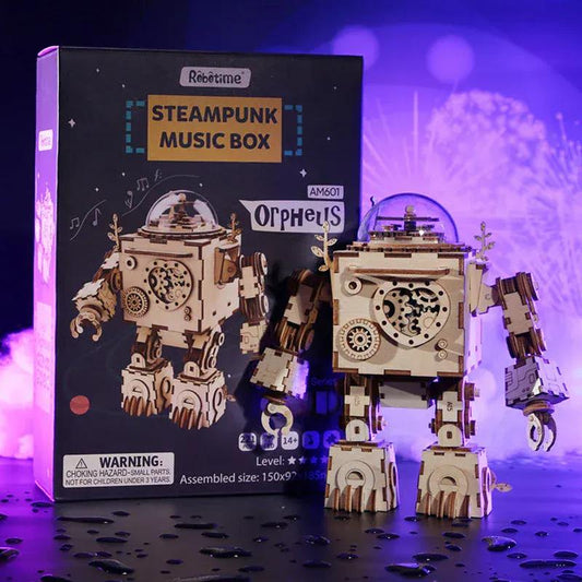 Snaps Robot Orpheus - Rokr 3D Wooden Puzzle - AM601